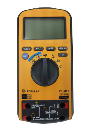PE-M51 :  Extra-safety auto identify multimeter with TRMS